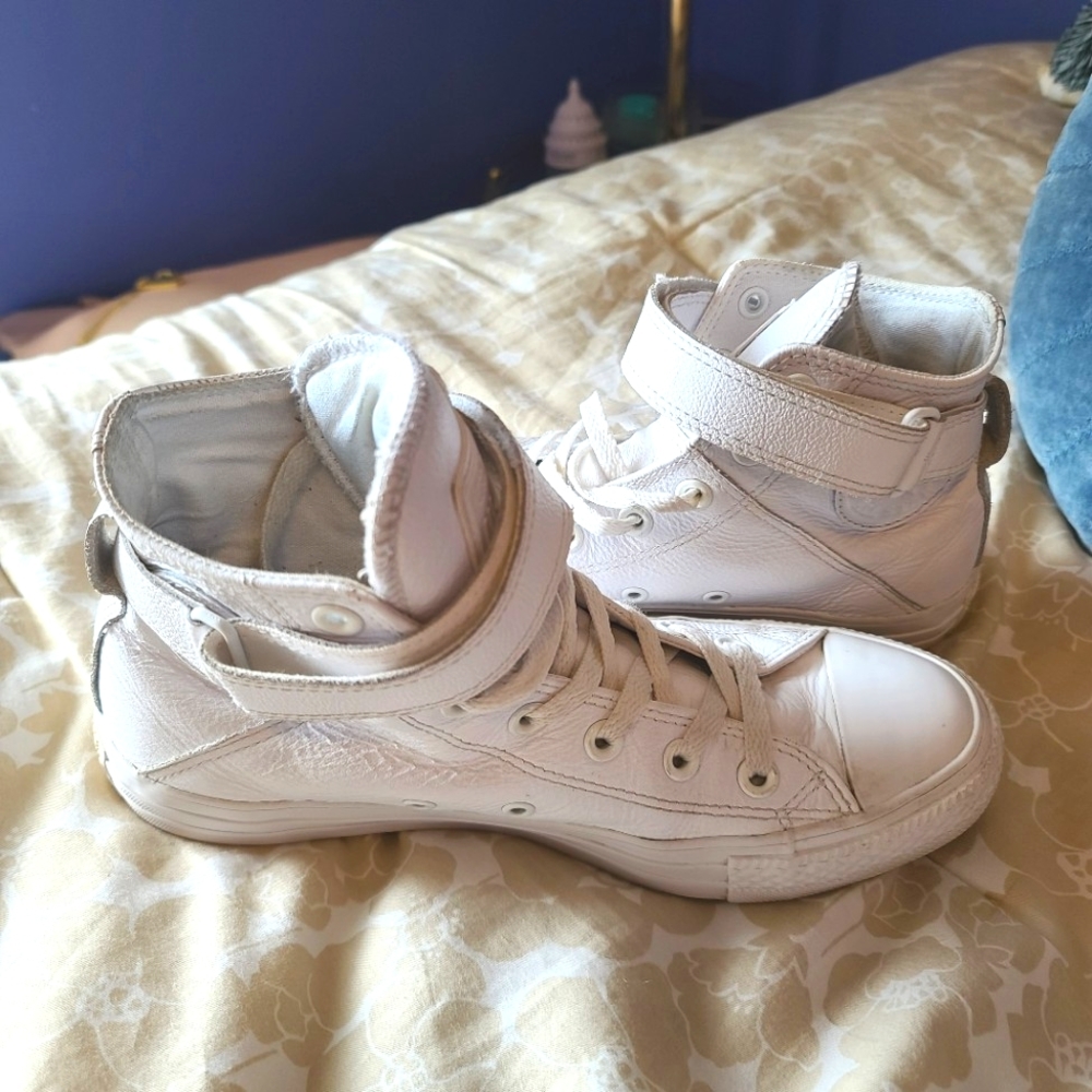 Leather High Top Converse